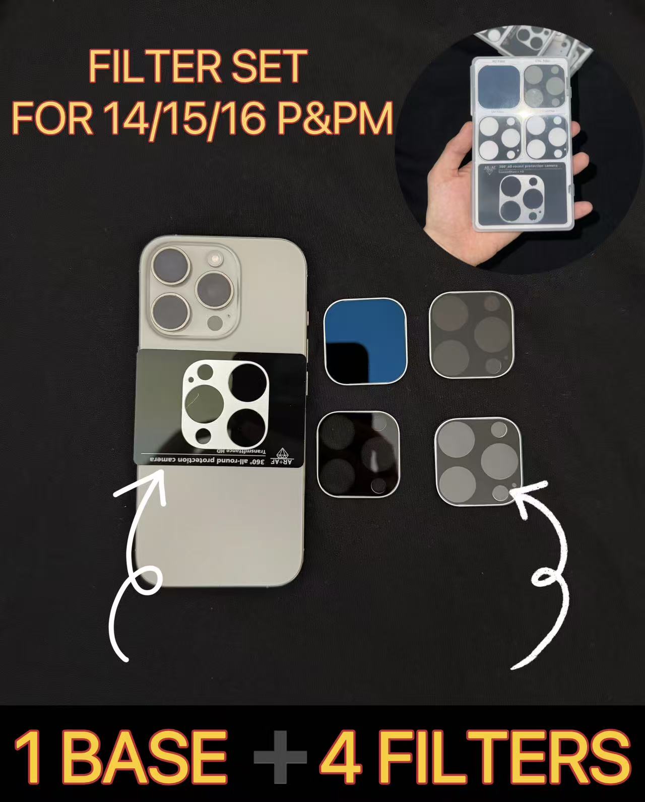Nd Filter Set - For iPhone 16 Pro Max ND-32