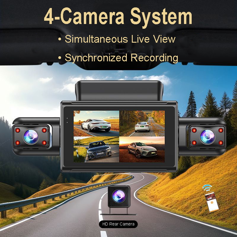 Timelapse Controller - 4K 4CH Hidden Car DVR with