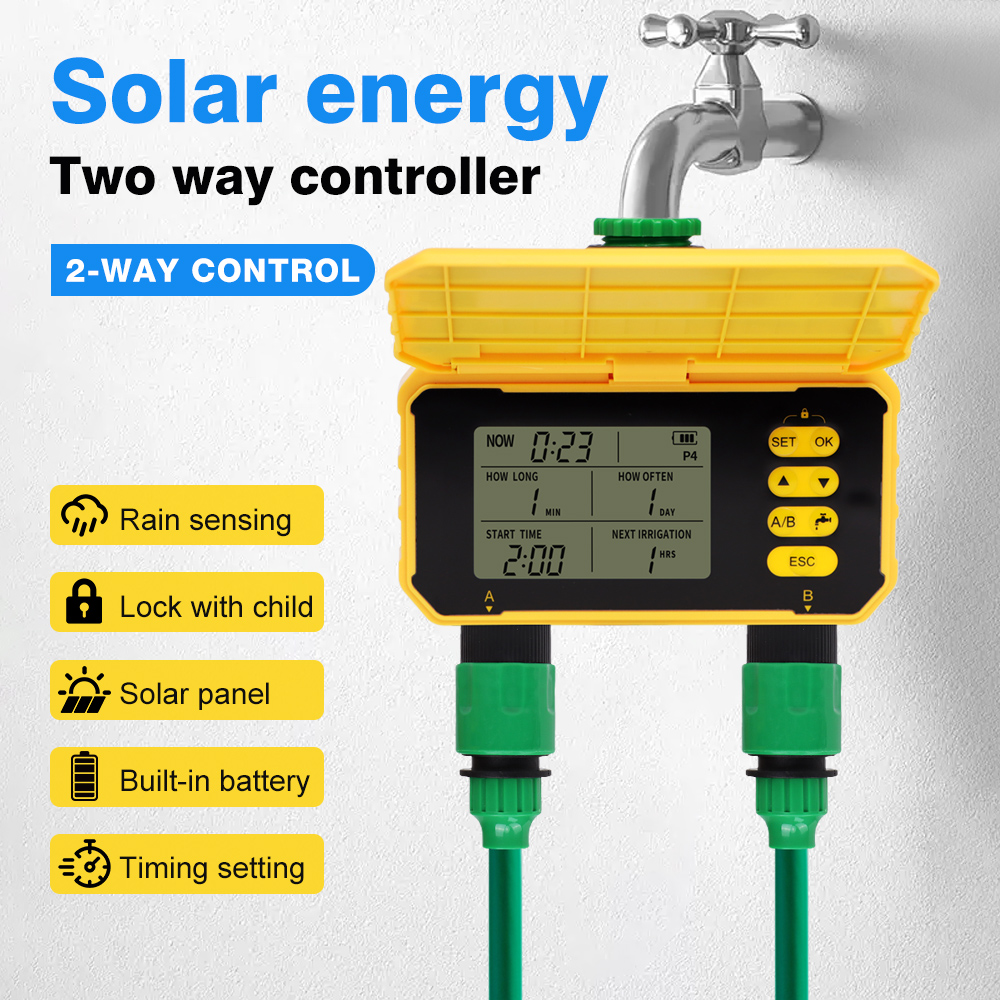 Timelapse Controller - LCD Display Solar Irrigation System 1/2/4