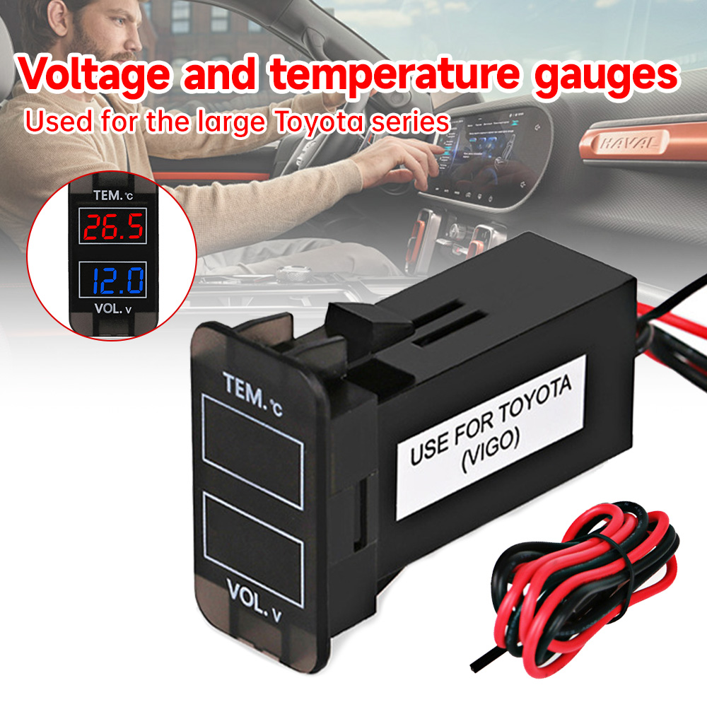 Light Meter Incident - Universal LED Digital Voltmeter Gauge Car