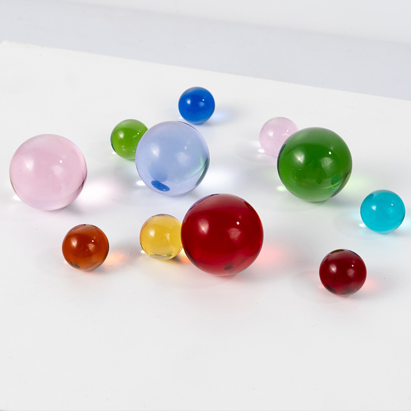 Lens Ball Crystal - E9 K9 Color Crystal Glass Ball