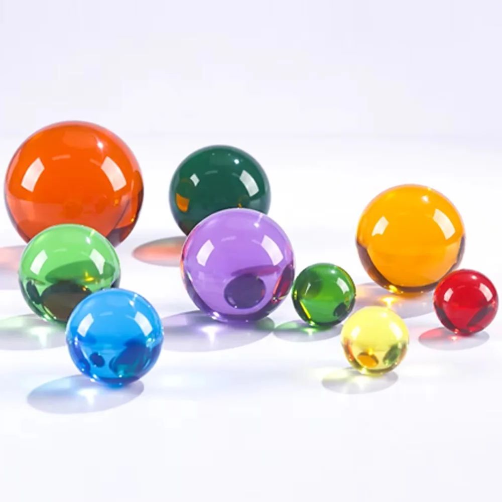 Lens Ball Crystal - K9 Multicolor Color Crystal Glass Ball