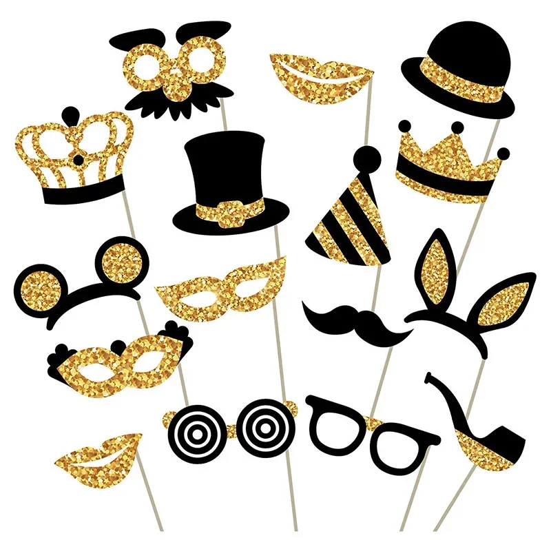 Photography Game - 16 PCS Photography Props, Funny Selfies,
