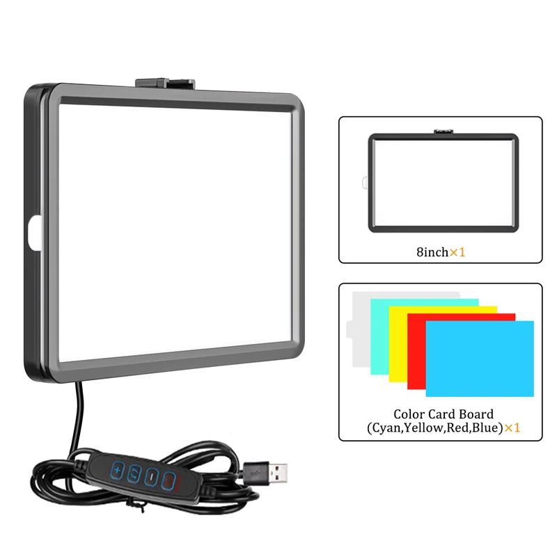 Video Led Light Panel - LED Video Light Dimmable Selfie Light