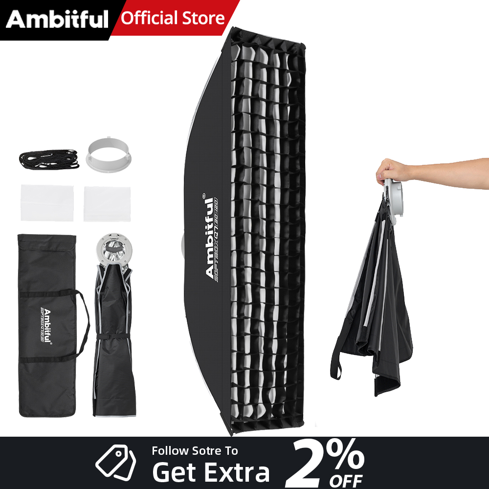 Photography Grid - AMBITFUL Q7-II 30*120cm Bowens Mount Strip