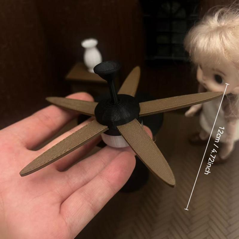 Photography Natural Lighting - Miniature Ceiling Fan with LED Light