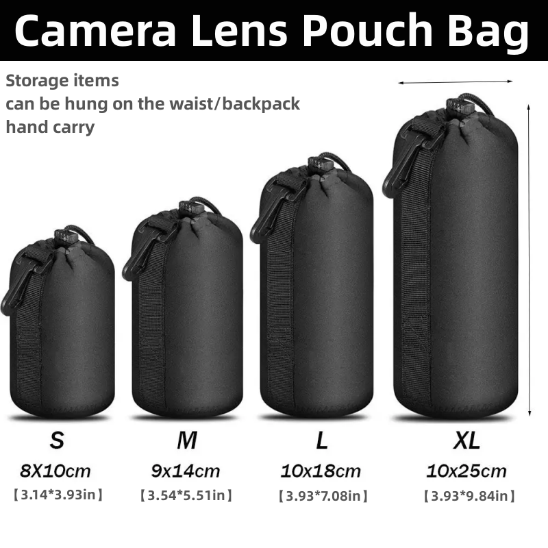 Photography Zone System - RF11 Camera Lens Pouch Bag Waterproof