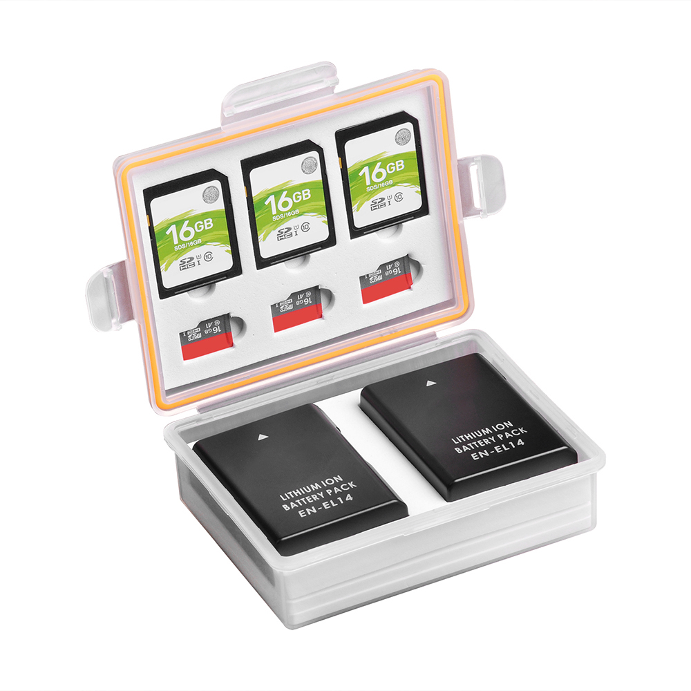 Camera Battery Storage Box SD  - Memory Card Case 评论和价格