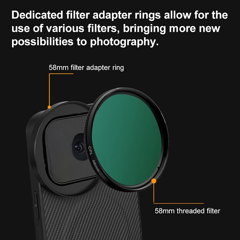 4 in 1 Lens 58mm Mobile Phone  - Nd Filter Set 评论和价格