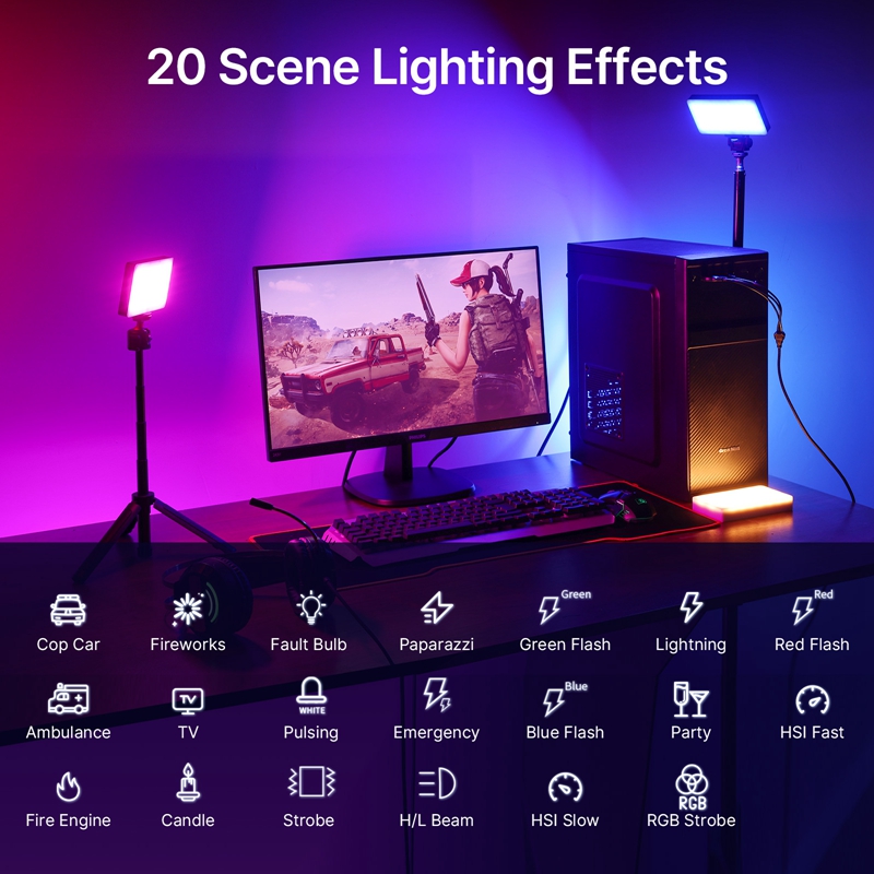 ULANZI LT002 RGB Video Light,  - Video Led Light Panel 评论和价格