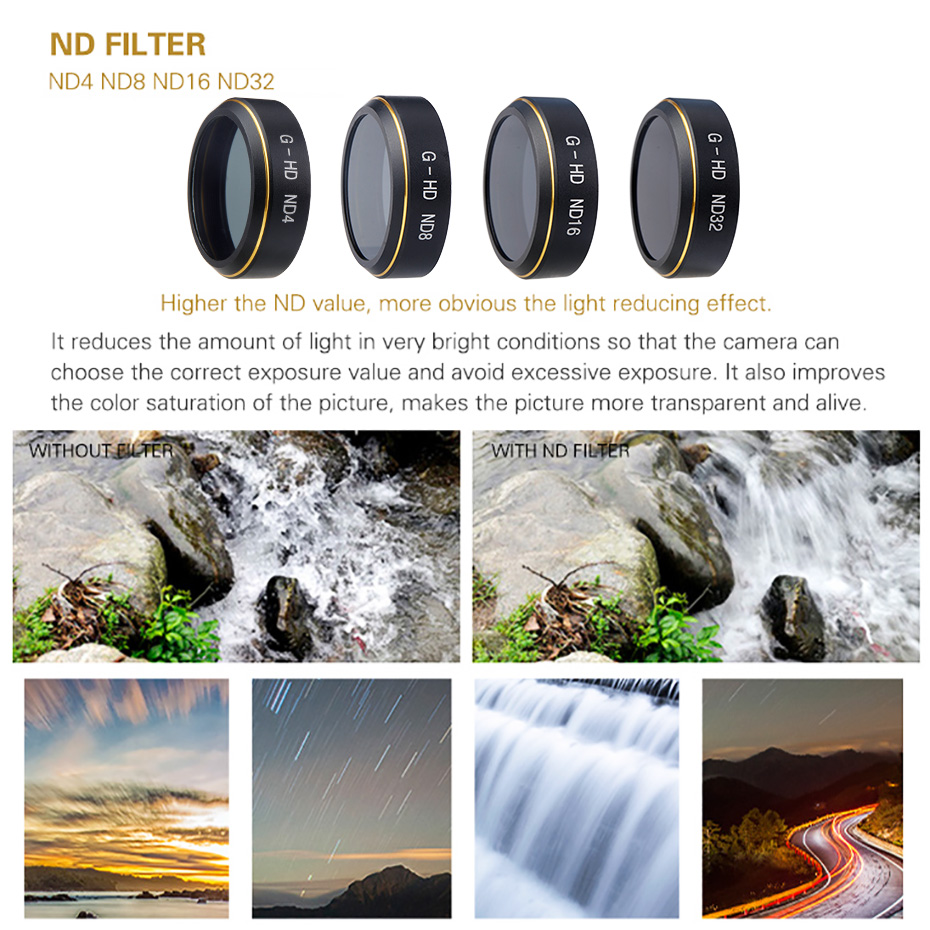 Drone Filter For Phantom 4 Pro - Nd Filter Set 评论和价格