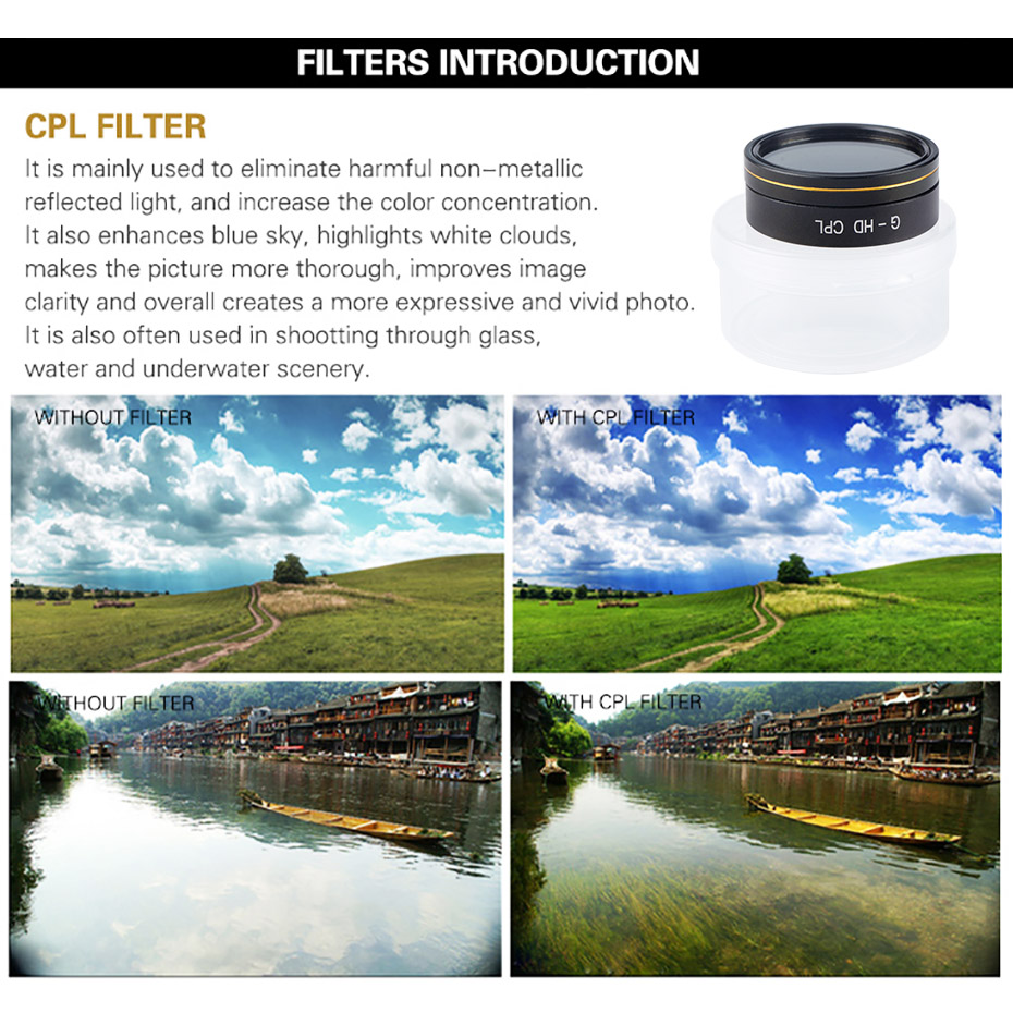 Drone Filter For Phantom 4 Pro - Nd Filter Set 评论和价格