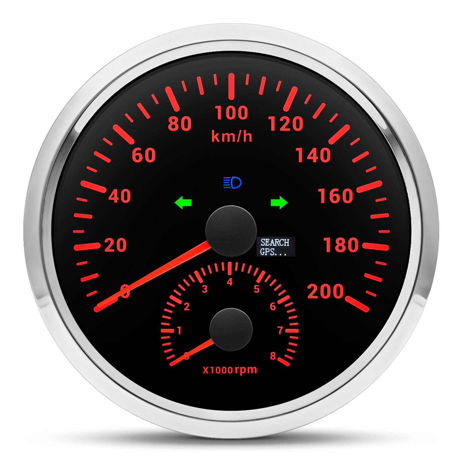 110mm Auto Speedometer Tachome - Light Meter Incident 评论和价格