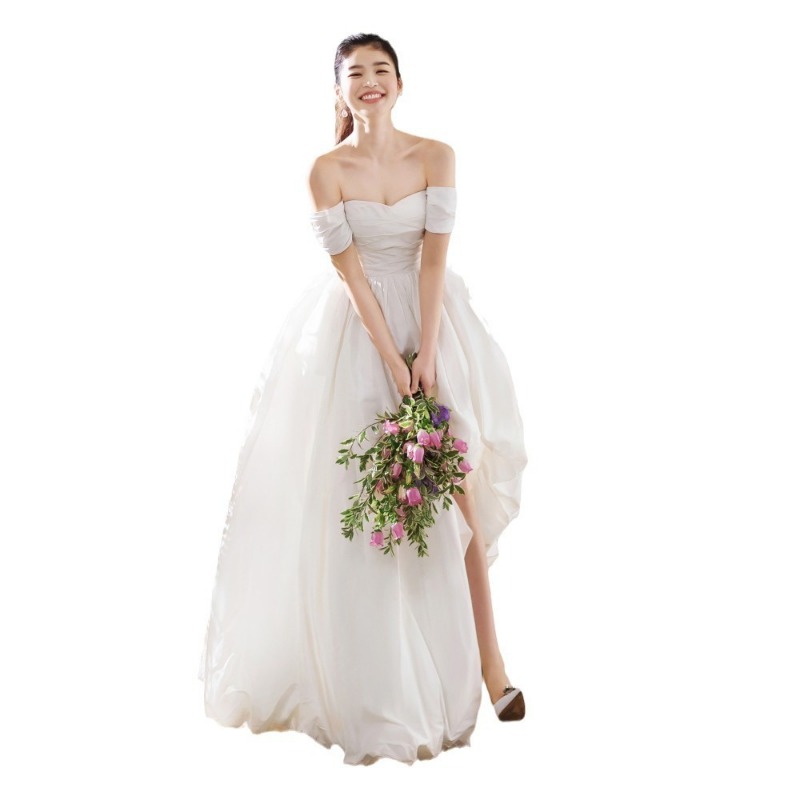 One Shoulder Strapless Simple  - Photography Natural Lighting 评论和价格