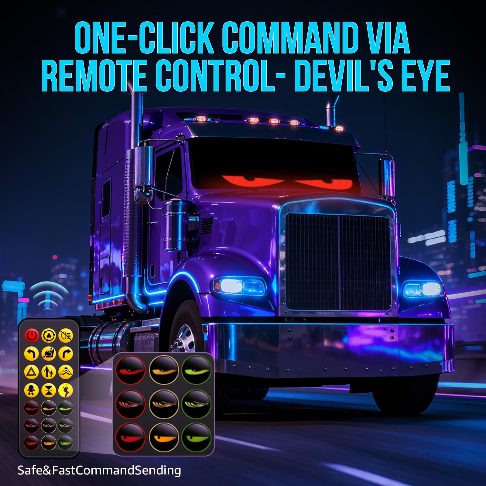 LED Car Windshield Truck Eye R - Video Led Light Panel 评论和价格