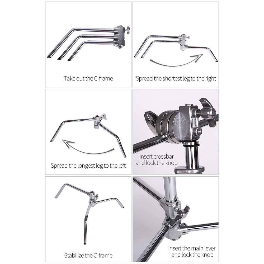 Photography Light Stand C-Stan - Photography Umbrella Diffuser 评论和价格