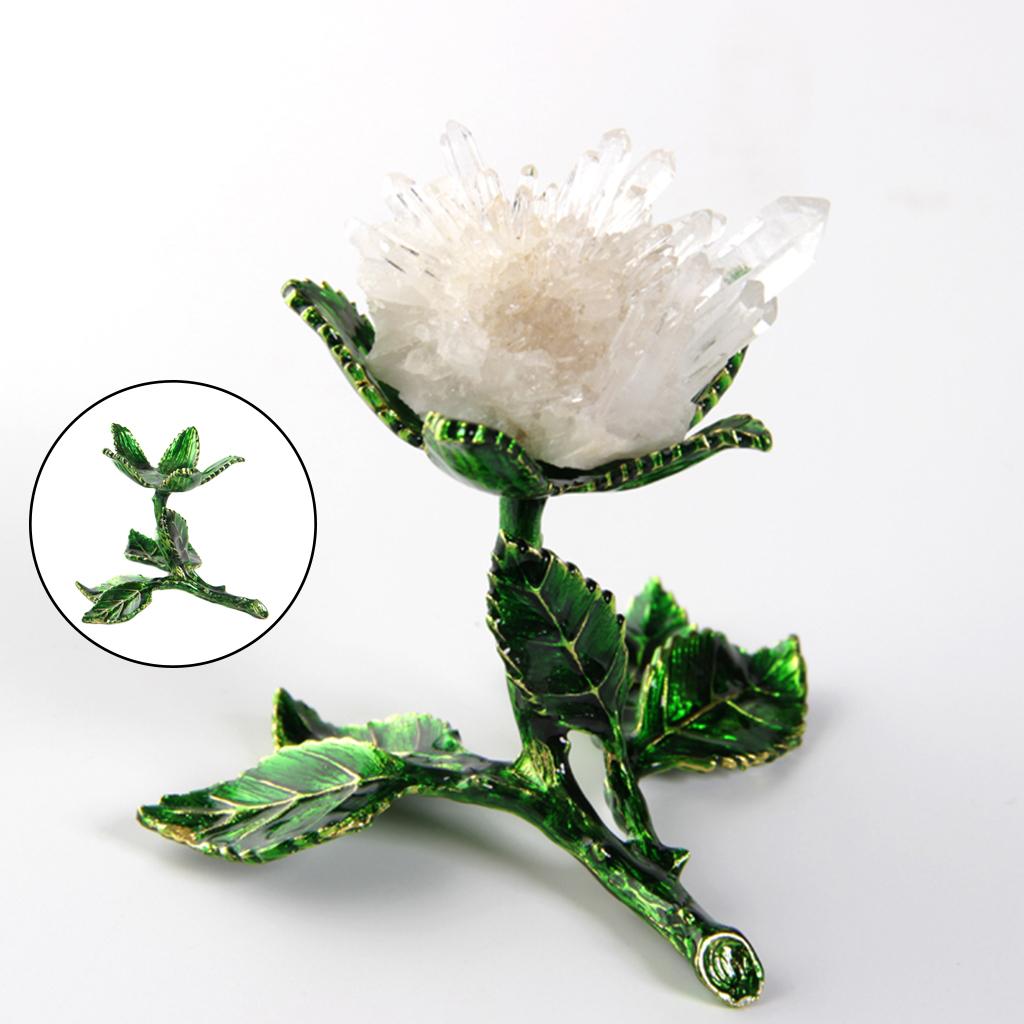 Metal Plated Flower Display St - Lens Ball Crystal 评论和价格