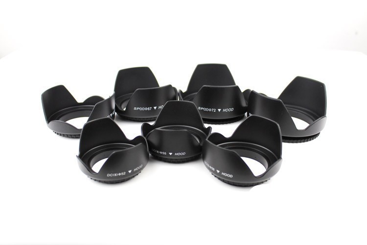Universal Lens Hood 49mm 52mm  - Lens Hood Petal 评论和价格