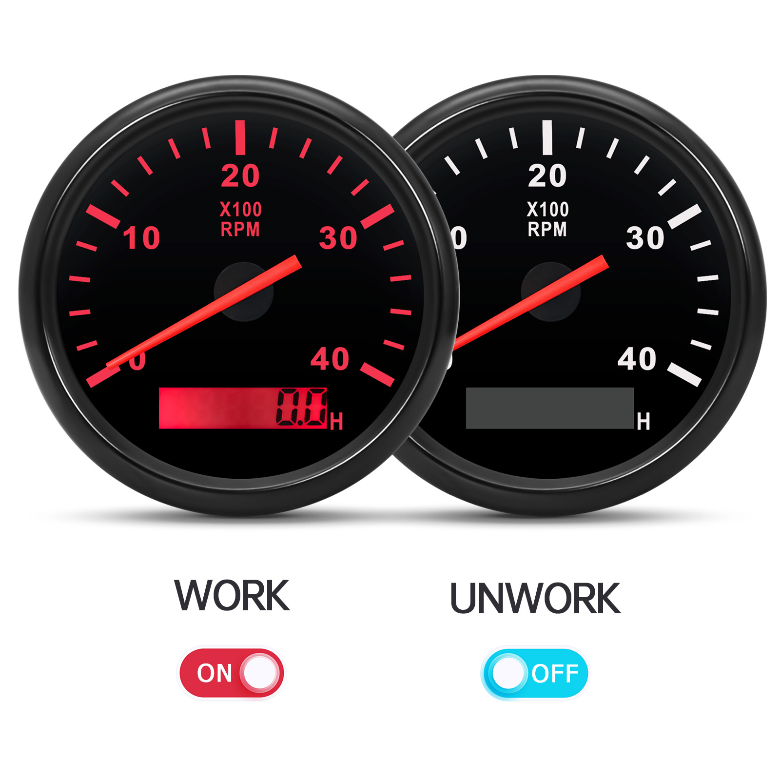 4000RPM 85mm Tachometer With L - Light Meter Incident 评论和价格