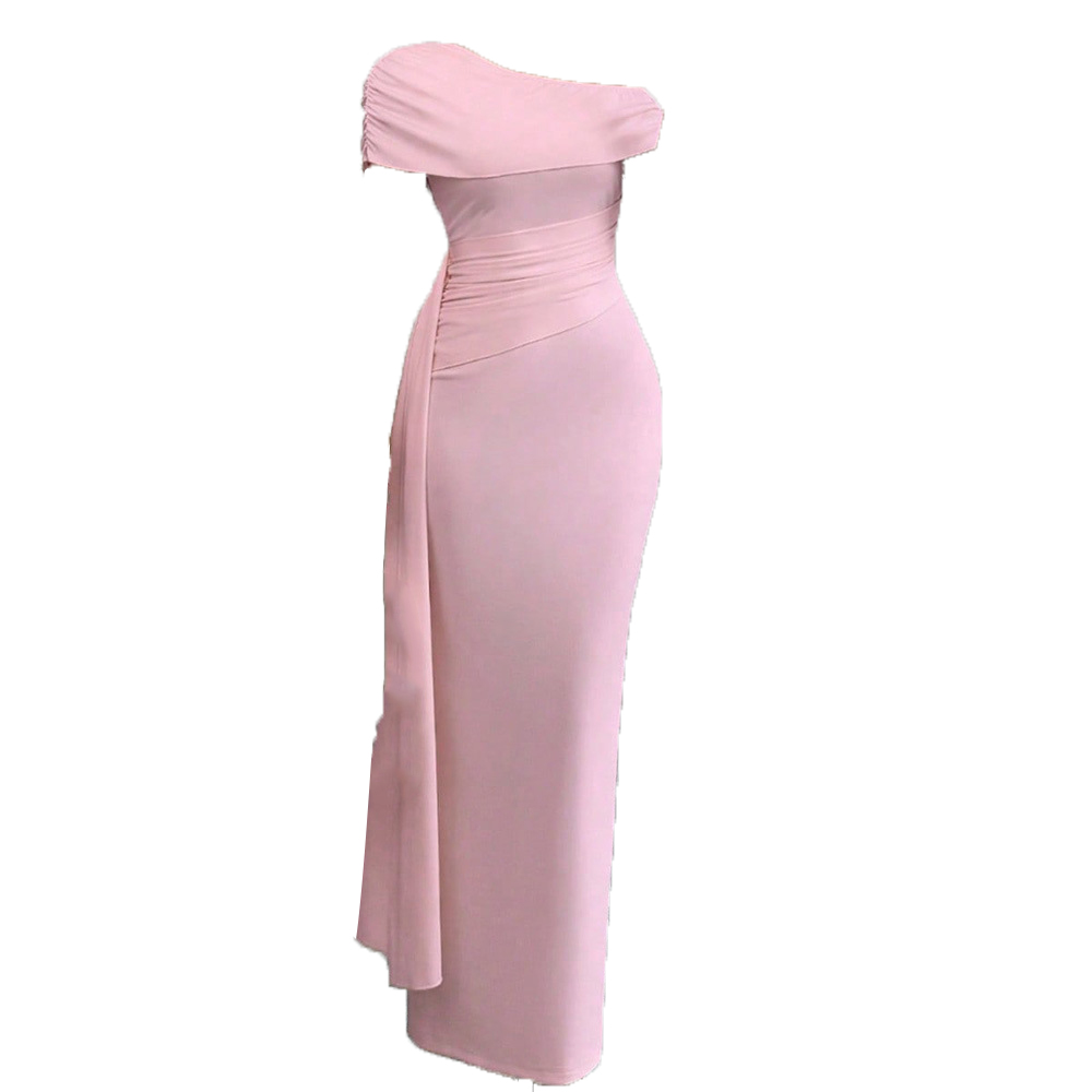 Elegant Light Blue One Shoulde - Photography Natural Lighting 评论和价格