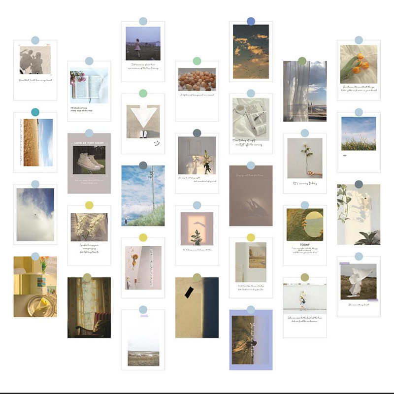 30Pcs Aesthetic INS Living Pos - Photography Studio 评论和价格