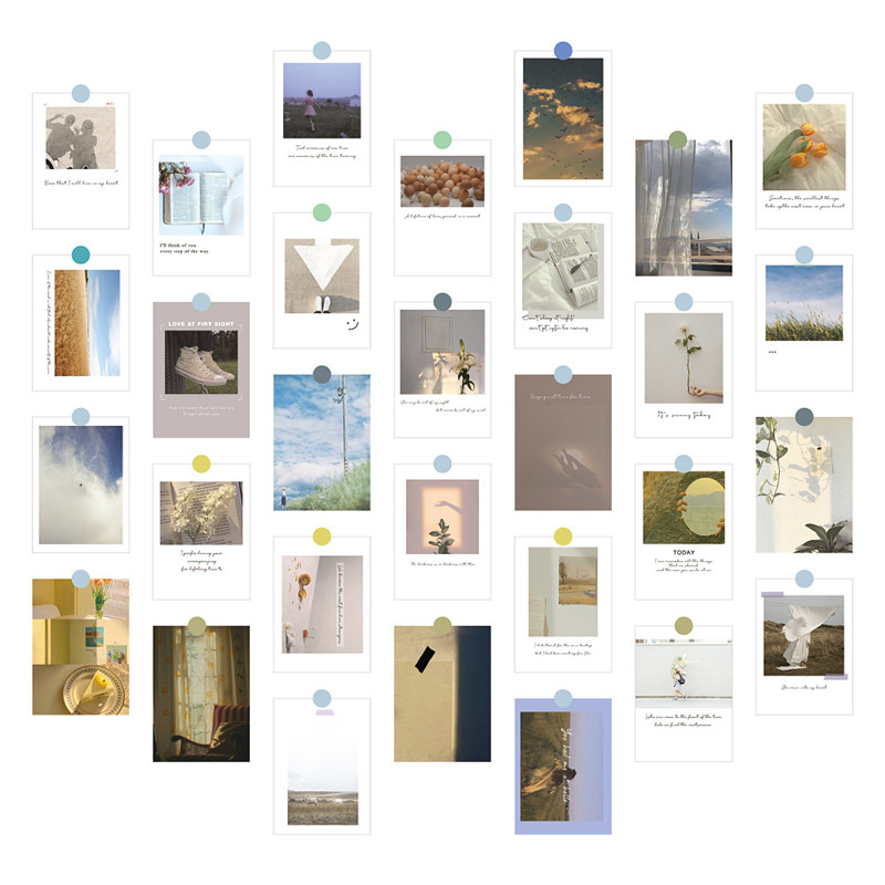 30Pcs Aesthetic INS Living Pos - Photography Studio 评论和价格