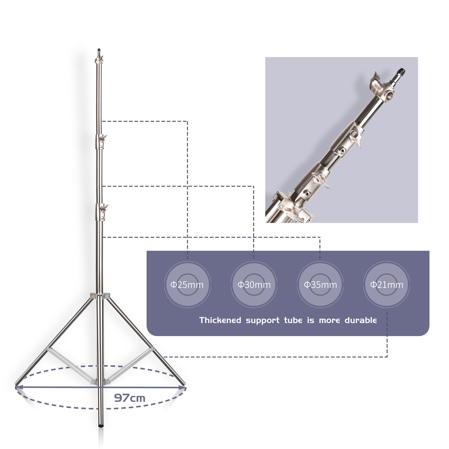 SH 2.8M Stainless Steel Light  - Photography Umbrella Diffuser 评论和价格
