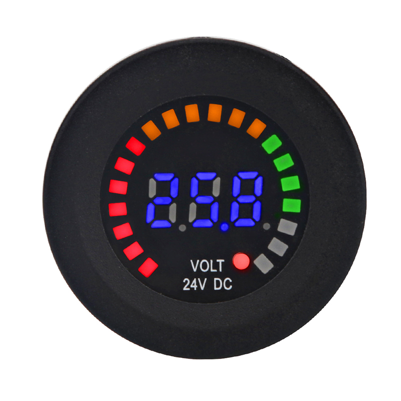 24V 12V DC Voltmeter Color LED - Light Meter Incident 评论和价格