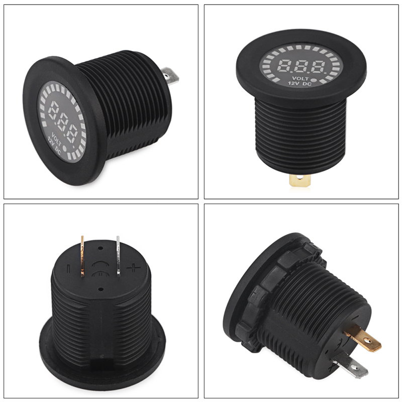 24V 12V DC Voltmeter Color LED - Light Meter Incident 评论和价格