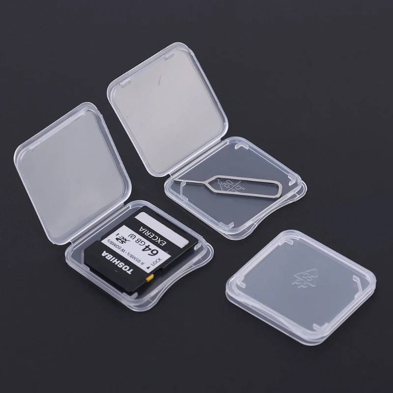 20/10/5/1PCS Transparent TF/SD - Memory Card Case 评论和价格