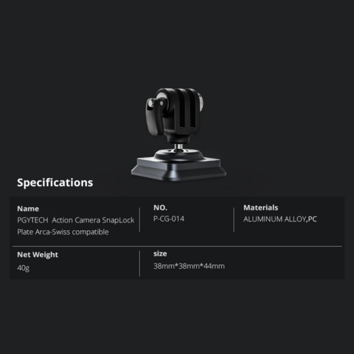 PGYTECH Action Camera Arca Typ - Photography Umbrella Diffuser 评论和价格