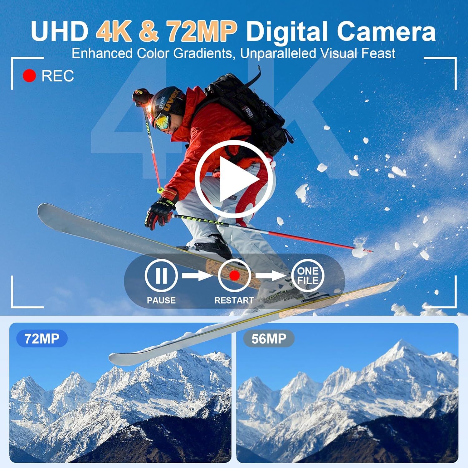 72MP Digital Cameras For Photo - Photography Natural Lighting 评论和价格