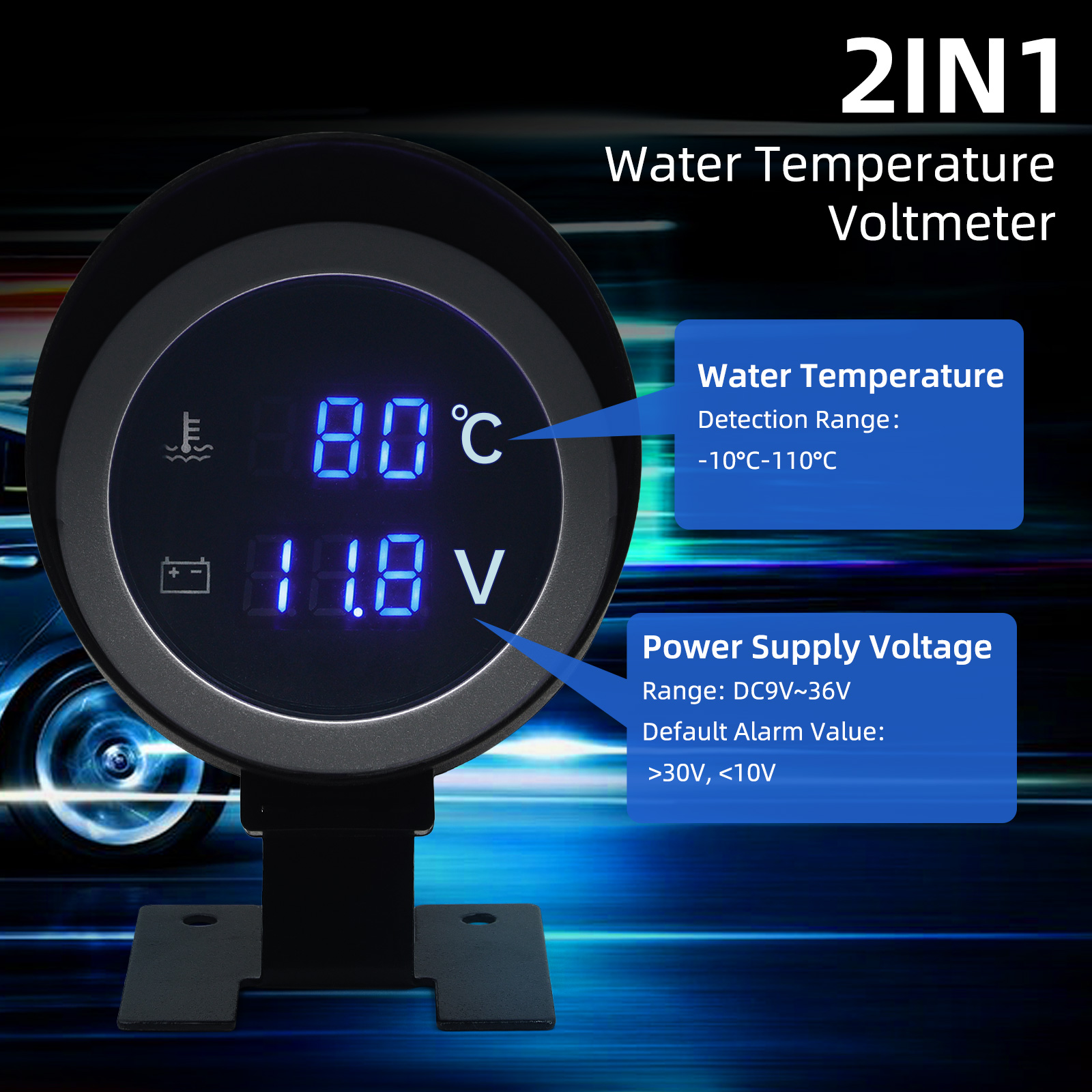 AD Round Led Digital Car Water - Light Meter Incident 评论和价格