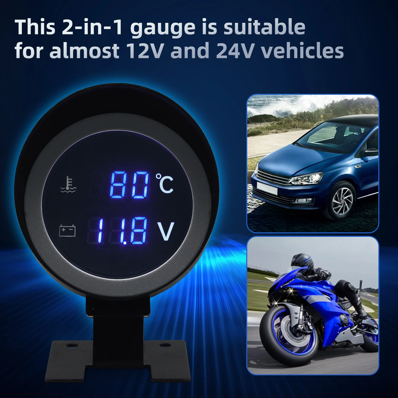 Led Digital Car Truck Water Te - Light Meter Incident 评论和价格