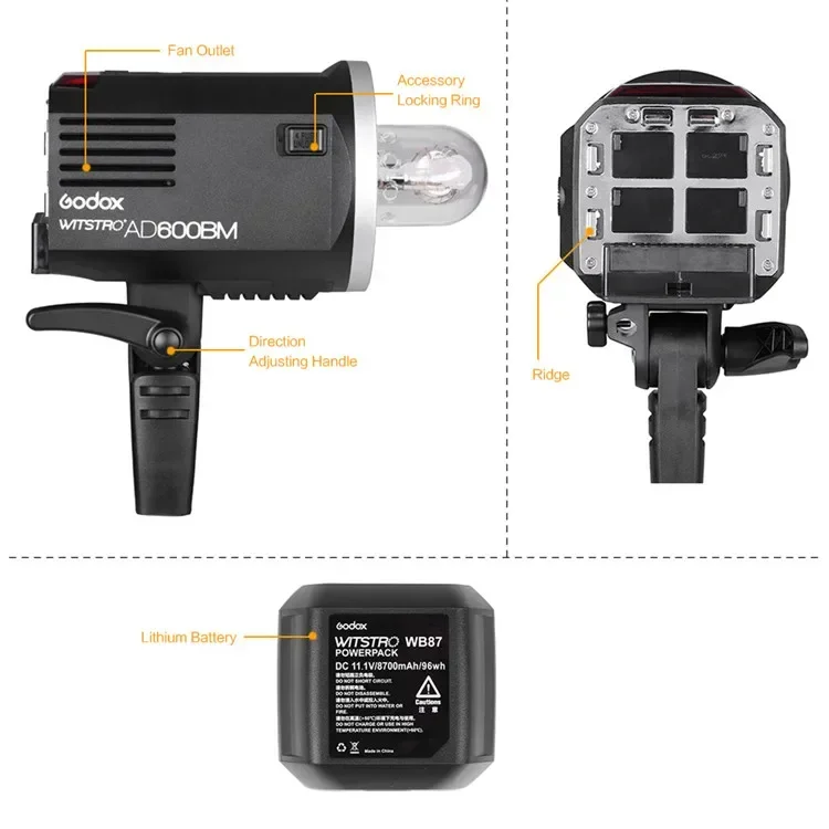 2026 Premium  AD600BM 600W Stu - Photography Studio 评论和价格