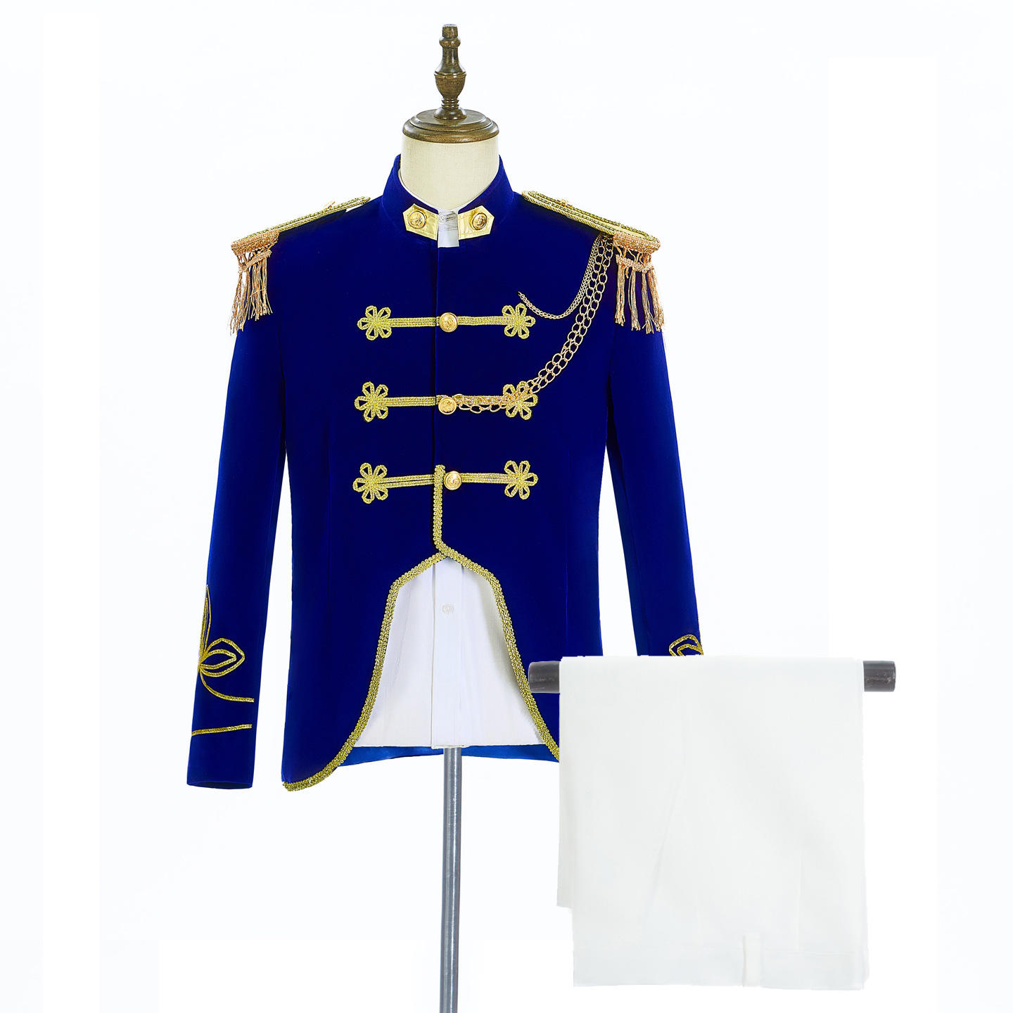 Fashion Navy Dress Suit for Me - Photography Studio 评论和价格