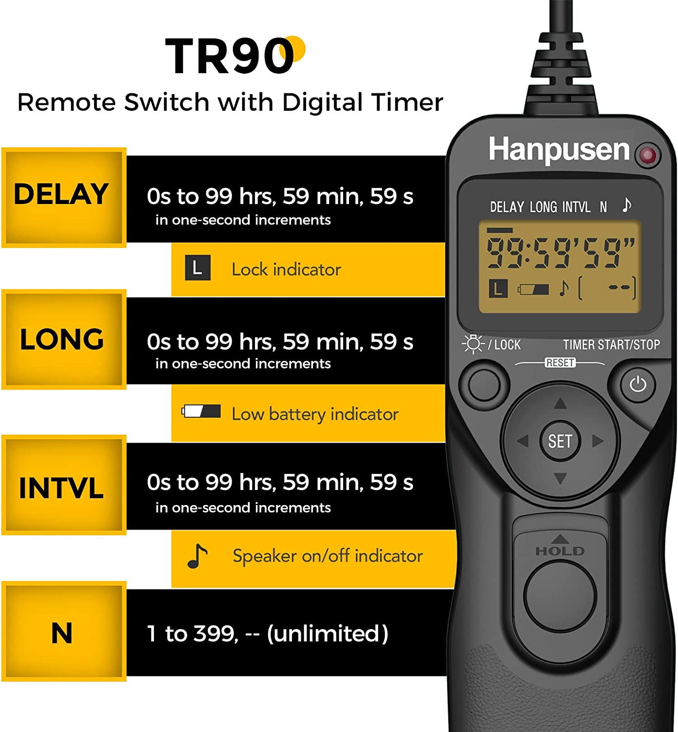 Hanpusen TR90 Camera Time Laps - Timelapse Controller 评论和价格