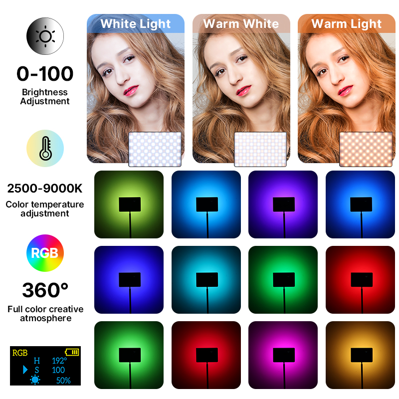 Ulanzi LT003 15W RGB Video Lig - Video Led Light Panel 评论和价格
