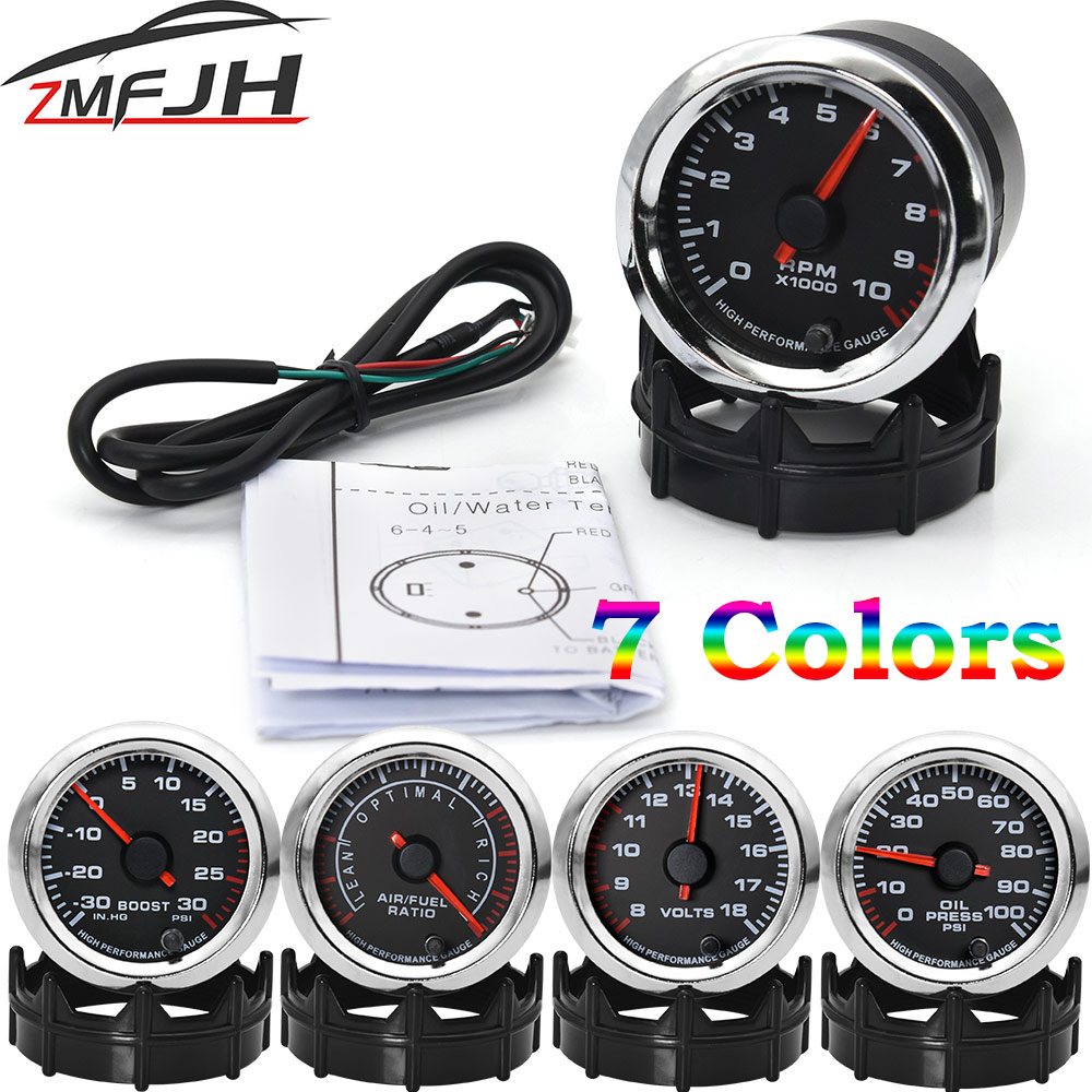 A 7Colors Auto Car Tachometer  - Light Meter Incident 评论和价格