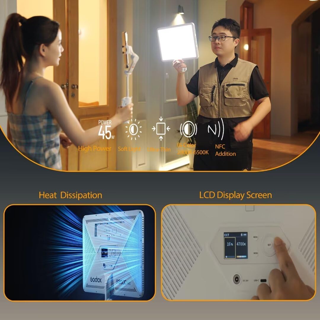 Godox P260C Pro LED Video Ligh - Video Led Light Panel 评论和价格