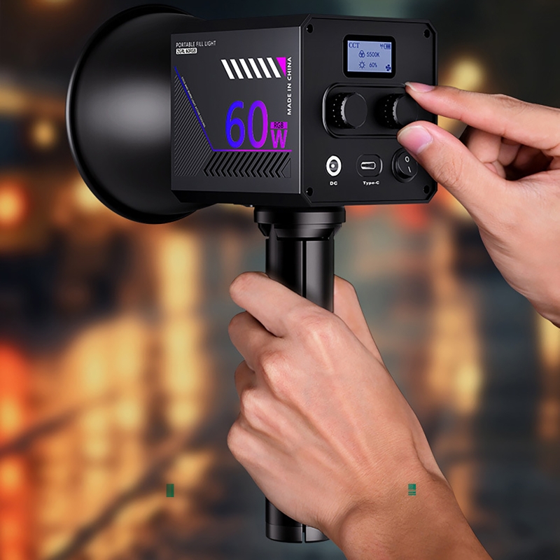 60W RGB Video Light Portable L - Photography Natural Lighting 评论和价格