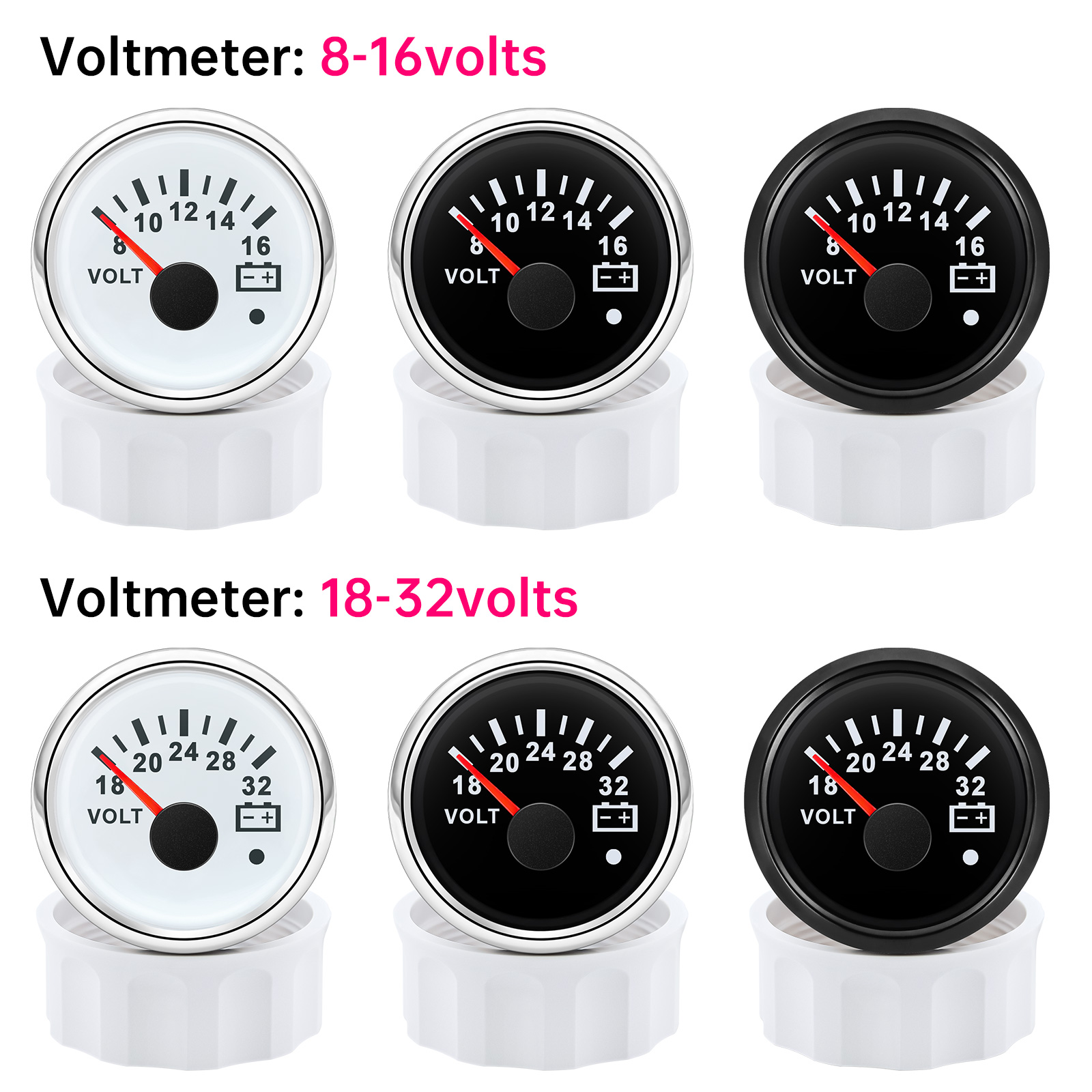 52mm Voltmeter 7 Colors Backli - Light Meter Incident 评论和价格