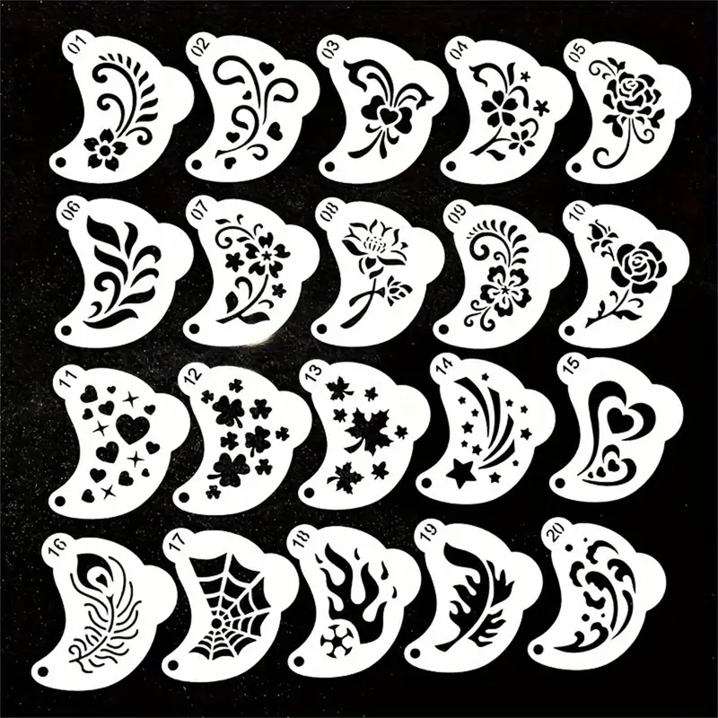 20 Reusable face painting temp - Photography Types 评论和价格