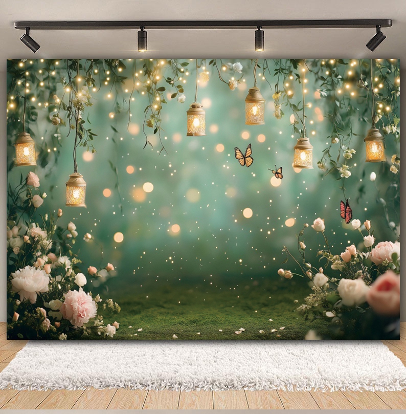 Fairy Tale Garden Backdrop for - Photography Natural Lighting 评论和价格