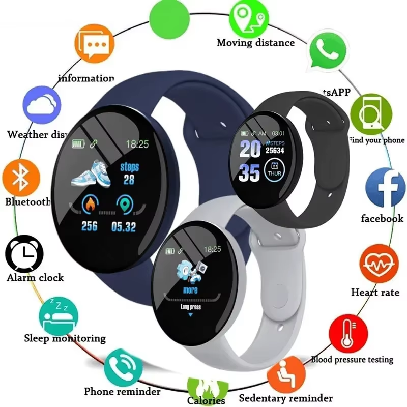 D18 Smartwatch Circular Color  - Photography Grid 评论和价格
