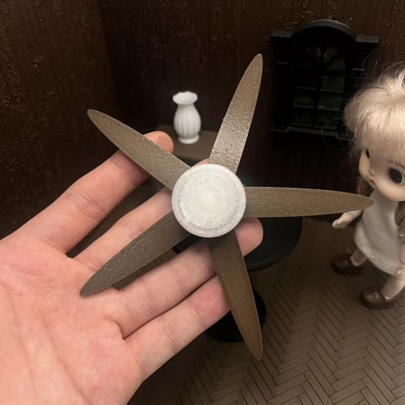 Miniature Ceiling Fan with LED - Photography Natural Lighting 评论和价格