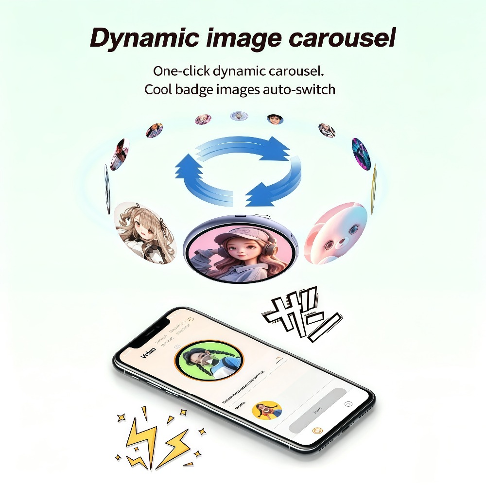 Pixel Digital Badge Anime Pin  - Photography Grid 评论和价格