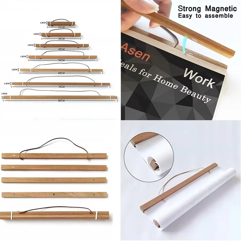 21-90cm Magnetic Wooden Pictur - Photography Types 评论和价格
