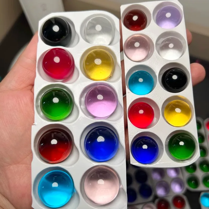 10/20pcs Solid Color Glass Bal - Photography Game 评论和价格