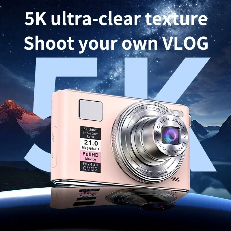 5K 64MP HD Digital Camera 5X O - Photography Natural Lighting 评论和价格